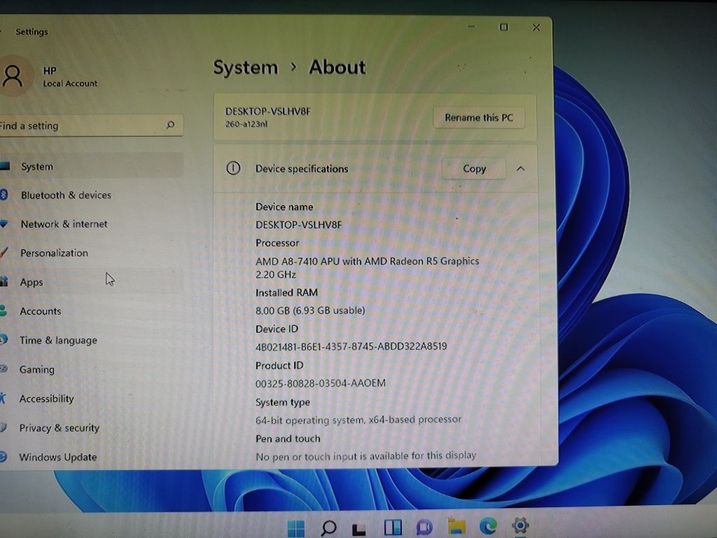 Mini unitate PC HP