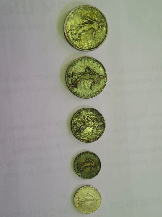 Серебряные монеты Франции.