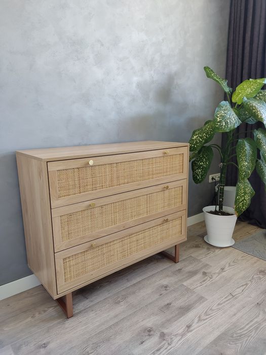 Comoda mare boho ratan NOU 100/85/40