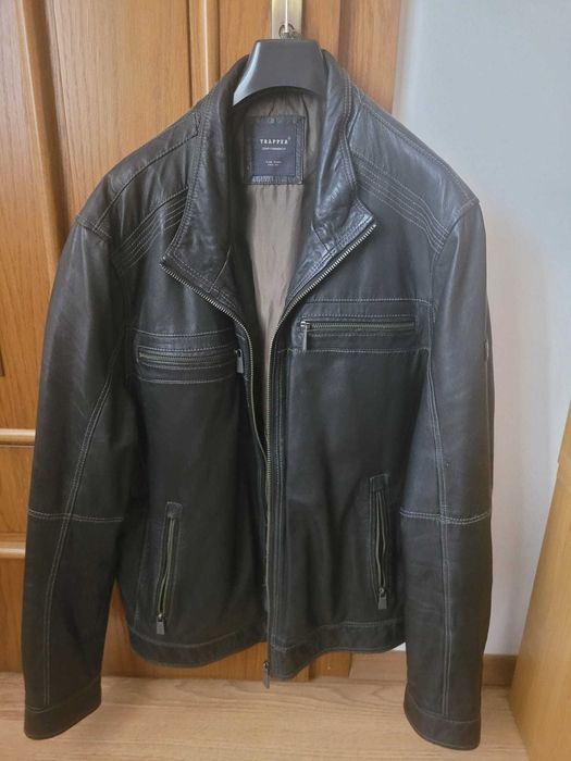 Geci piele / paltoane / bocanci - foarte putin purtate - xl/xxl