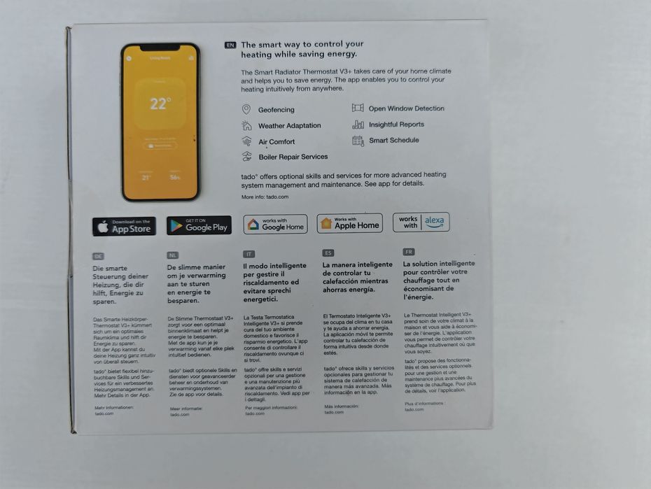 Pachet climatizare inteligenta Tado - Smart Radiator Thermostat V3+