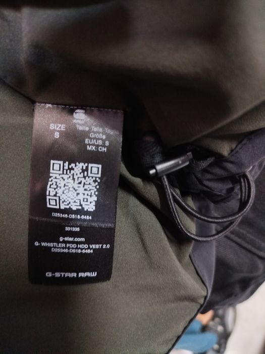 Оригинална водоустойчива грейка елек G-Star G-Whistler S M L XL 2XL