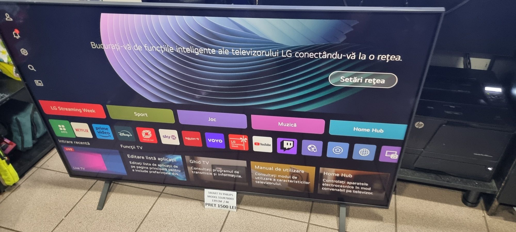 Hope Amanet P6 Smart TV LG 139CM 4K