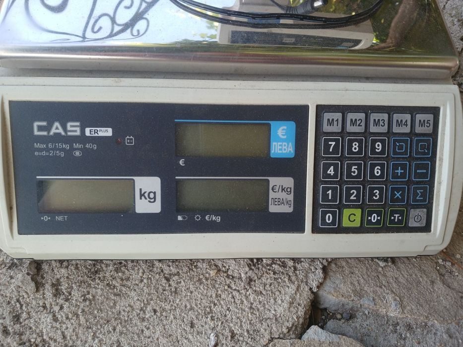 Кантар като нов неизползвнCAS