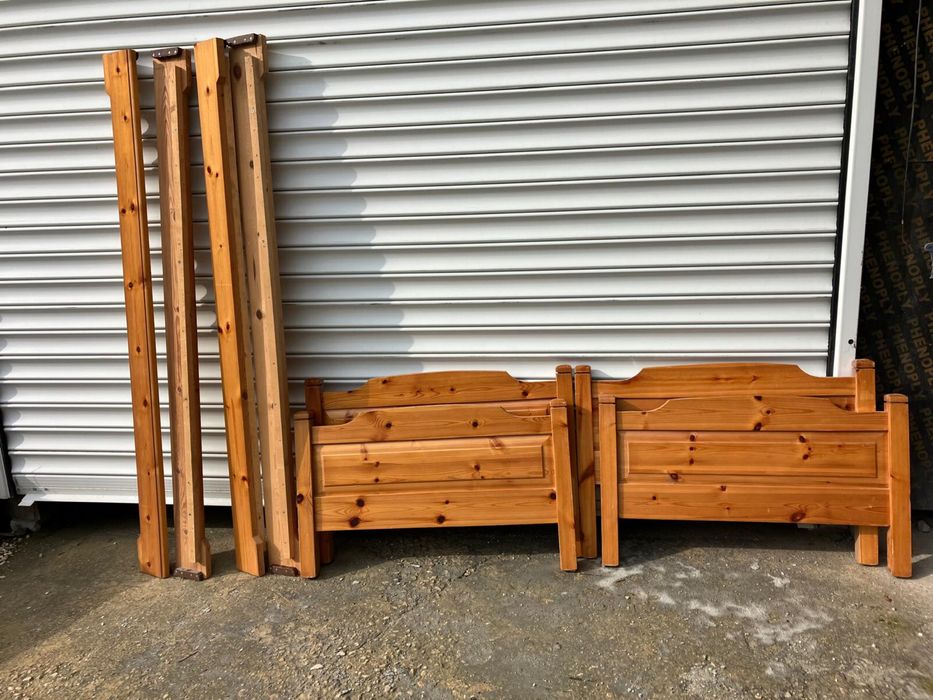 Дървено единично легло 90/190