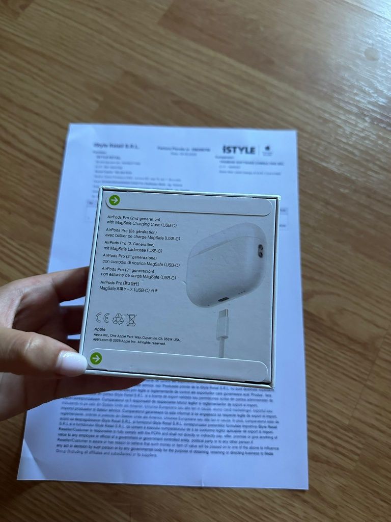 AirPods Pro2 USB-C noi, cu factura și garanție