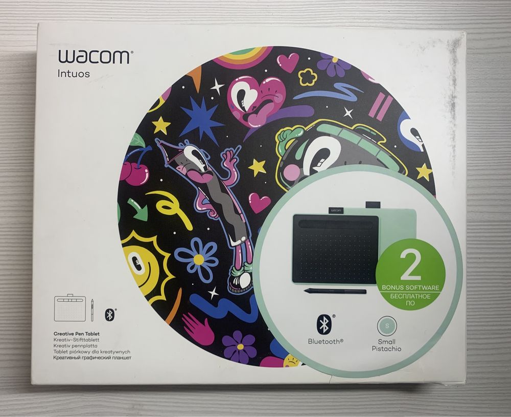 Wacom Intuos(CTL-4100WL) ,оригинальный графический планшет