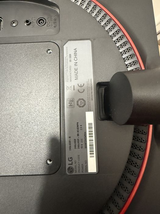 Monitor Gaming LG 144 Hz, 23.6”