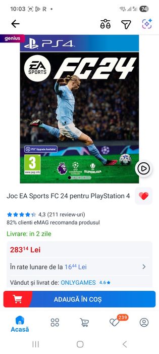 Fifa24 play station 4