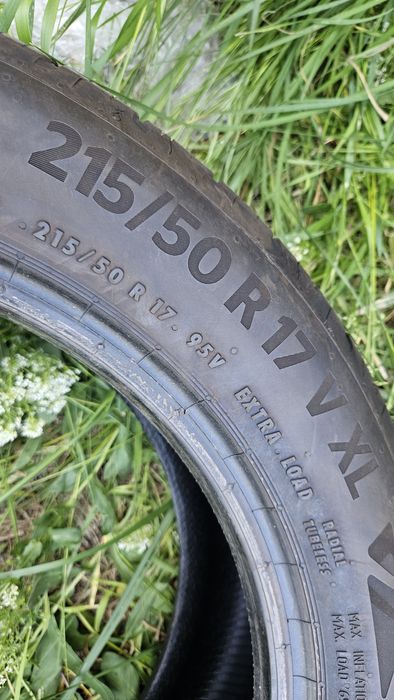 4бр гуми 215 50 17 дот 22 континентал