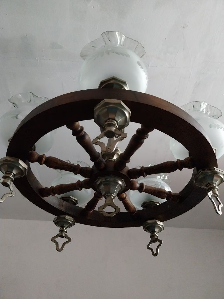 Candelabru, lustra de tavan, veche