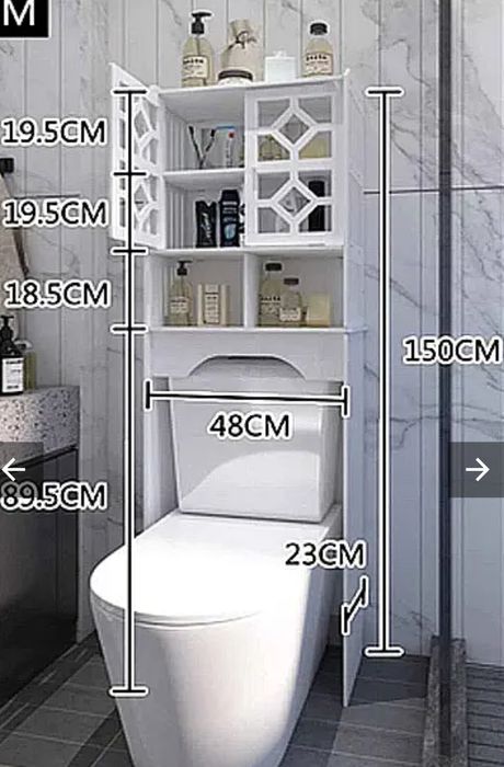 Етажерка над тоалетна