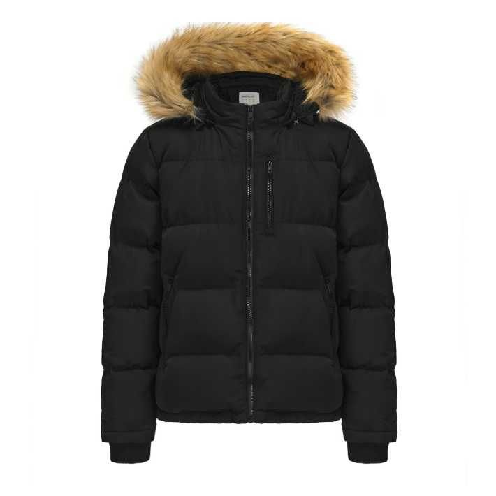 мъжко яке за зимата с подплата и два ципа SoulCal 2 Zip Bubble Jacket
