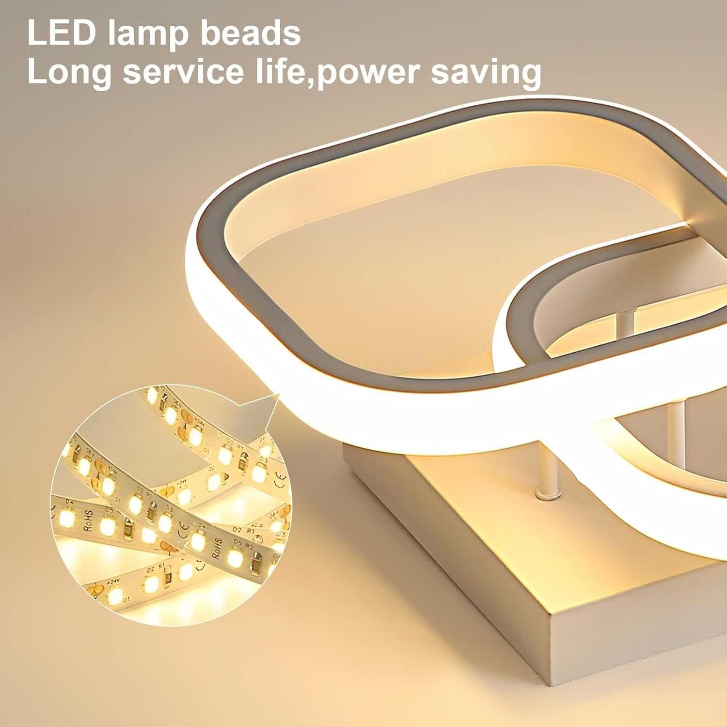 НОВА! LED лампа за таван, 22W, топло бяло, 2475 lm, 29 см
