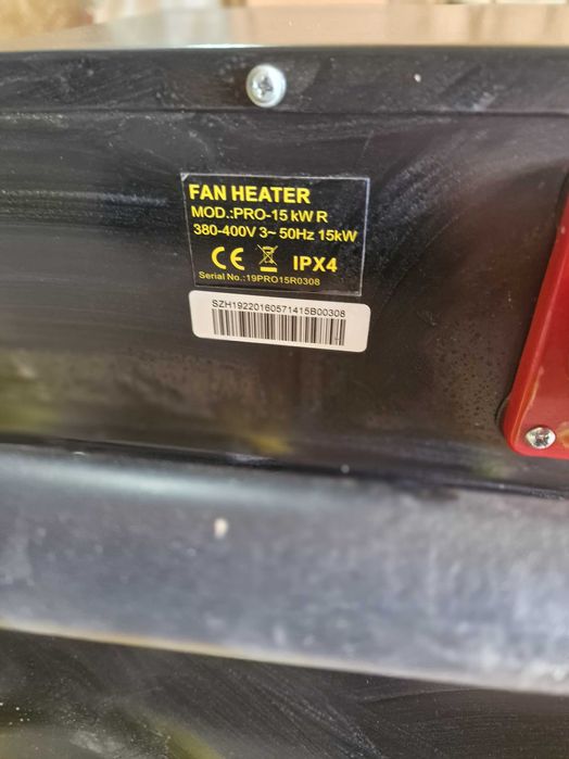 Aeroterma 15 KW Fan Heater