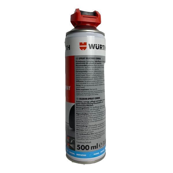 Силиконов спрей cobra 500 мл wurth