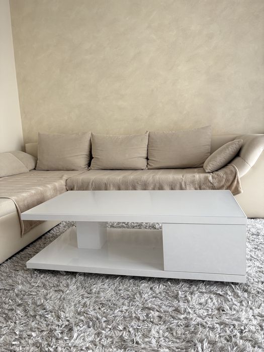 Vand masuta living alba - MDF