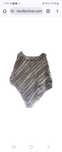 Poncho stefanel, blana iepure,nou