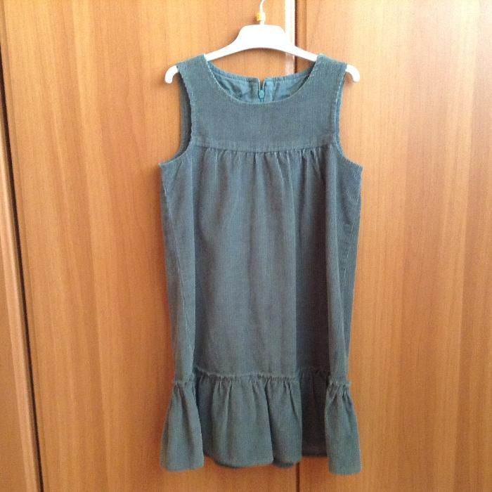 Rochie-sarafan din velur