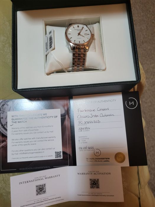Frederique constant classics index automatic MODEL FC 303V5B2B