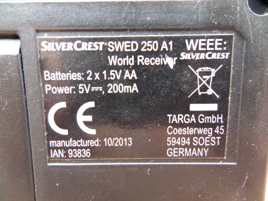 Radio multibanda portabil 8 lungimi unda, casa ,peste,gradina