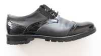 Pantofi de dama Nicolis, casual, din piele naturala, negru, marimea 38