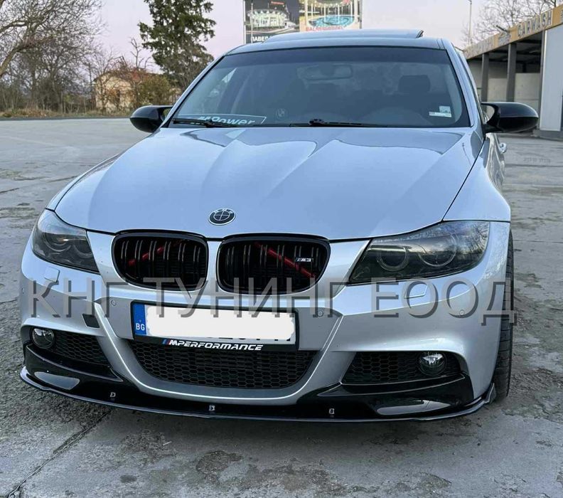 бмв е90 е91 преден лип спойлер фейс м тех / bmw e90 e91 face lip