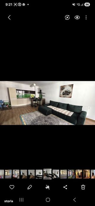 Apartament cu 2 camere, balcon și lift în centru