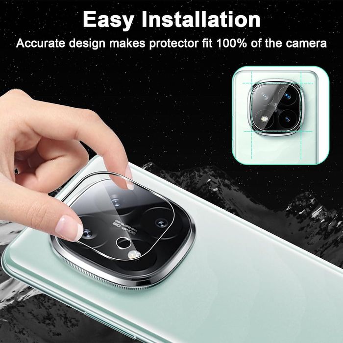 Стъклен протектор за камера за xiaomi redmi note 14 pro+ plus 5g