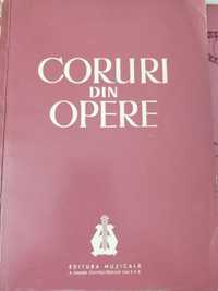 Muzica-Partitura-CORURI DIN OPERE-Editia 1960