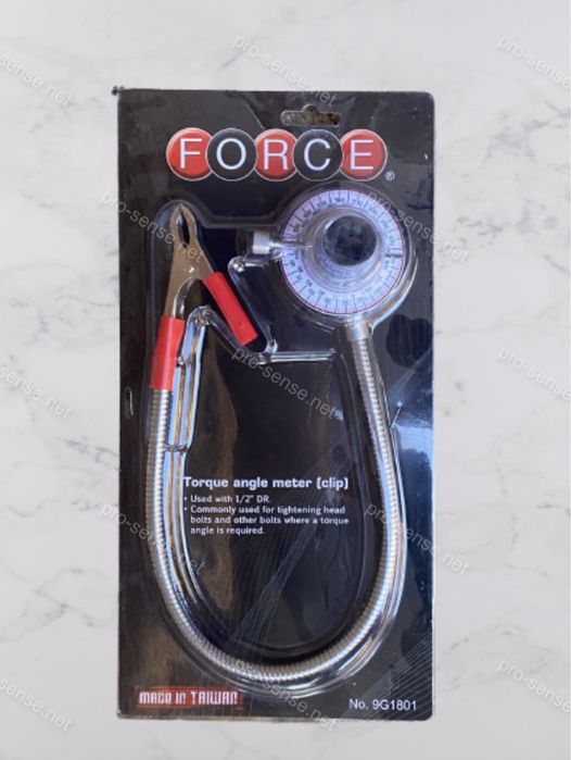 Магнитен Градусомер с щипка 1/2" 0-360 градуса FORCE