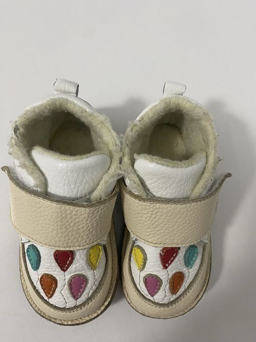 Ghetute piele cu lana 22- barefoot - Enna Shoes