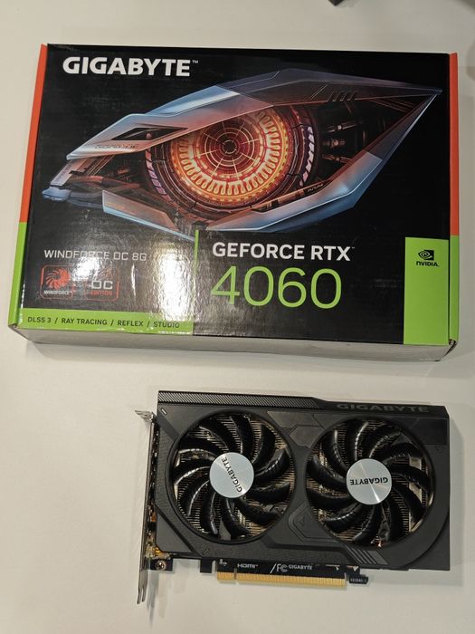 Видеокарта RTX 4060 Dual 8gb Gigabyte