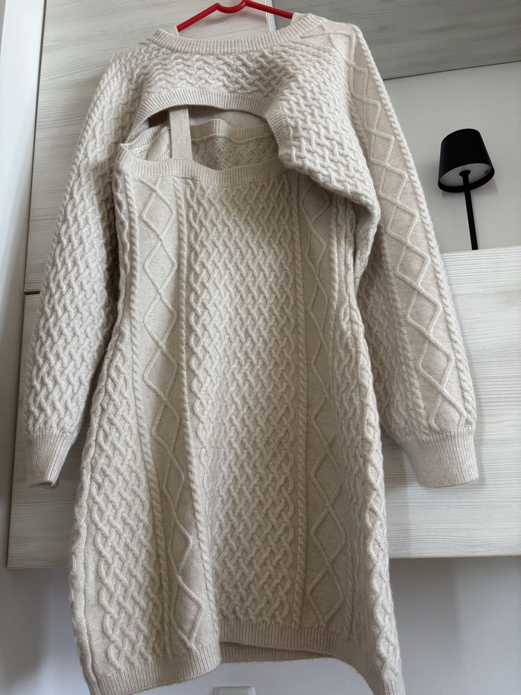 Set rochie -pulover tricotat H&M