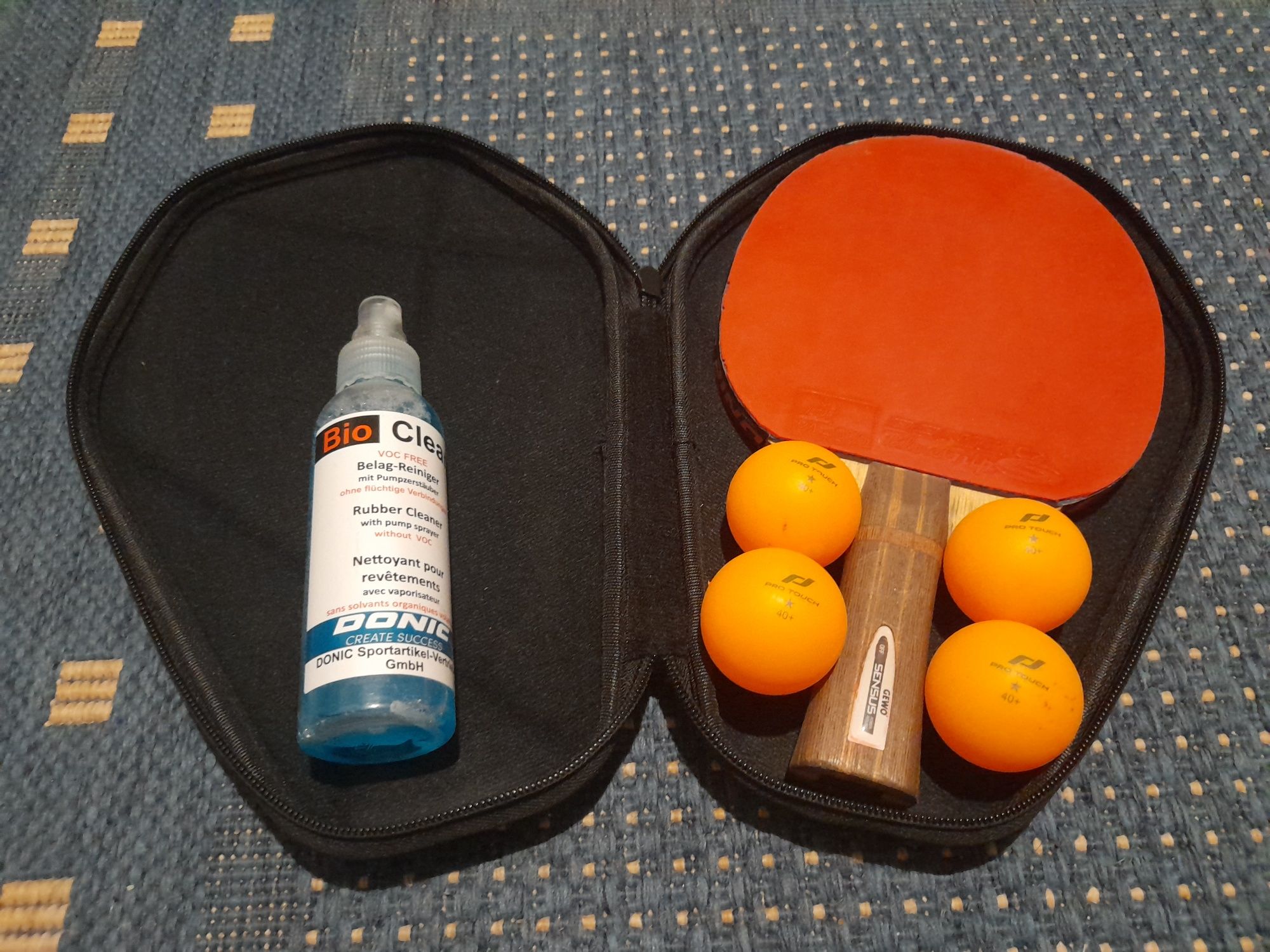 DONIC SET COMPLET cu Paletă de Ping-Pong profesională de viteză Donic