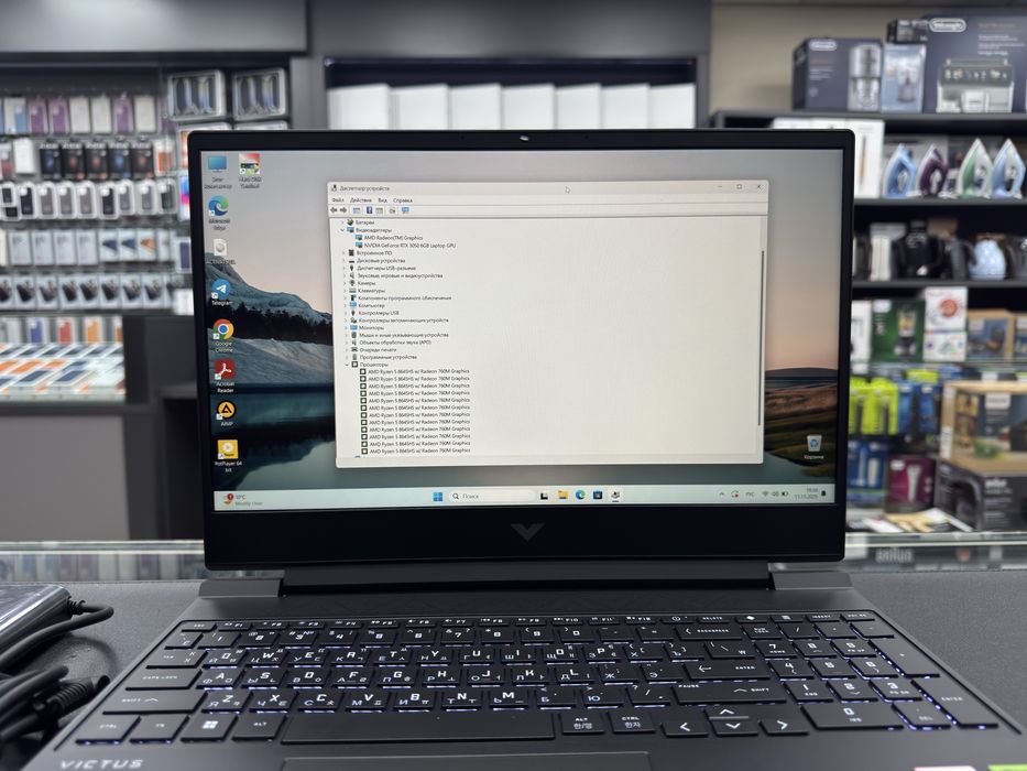 Hp Victus Gaming 2025 Rtx 3050-6GB Ryzen 5 8645HS Ozu-8 Ssd-512 144Hz