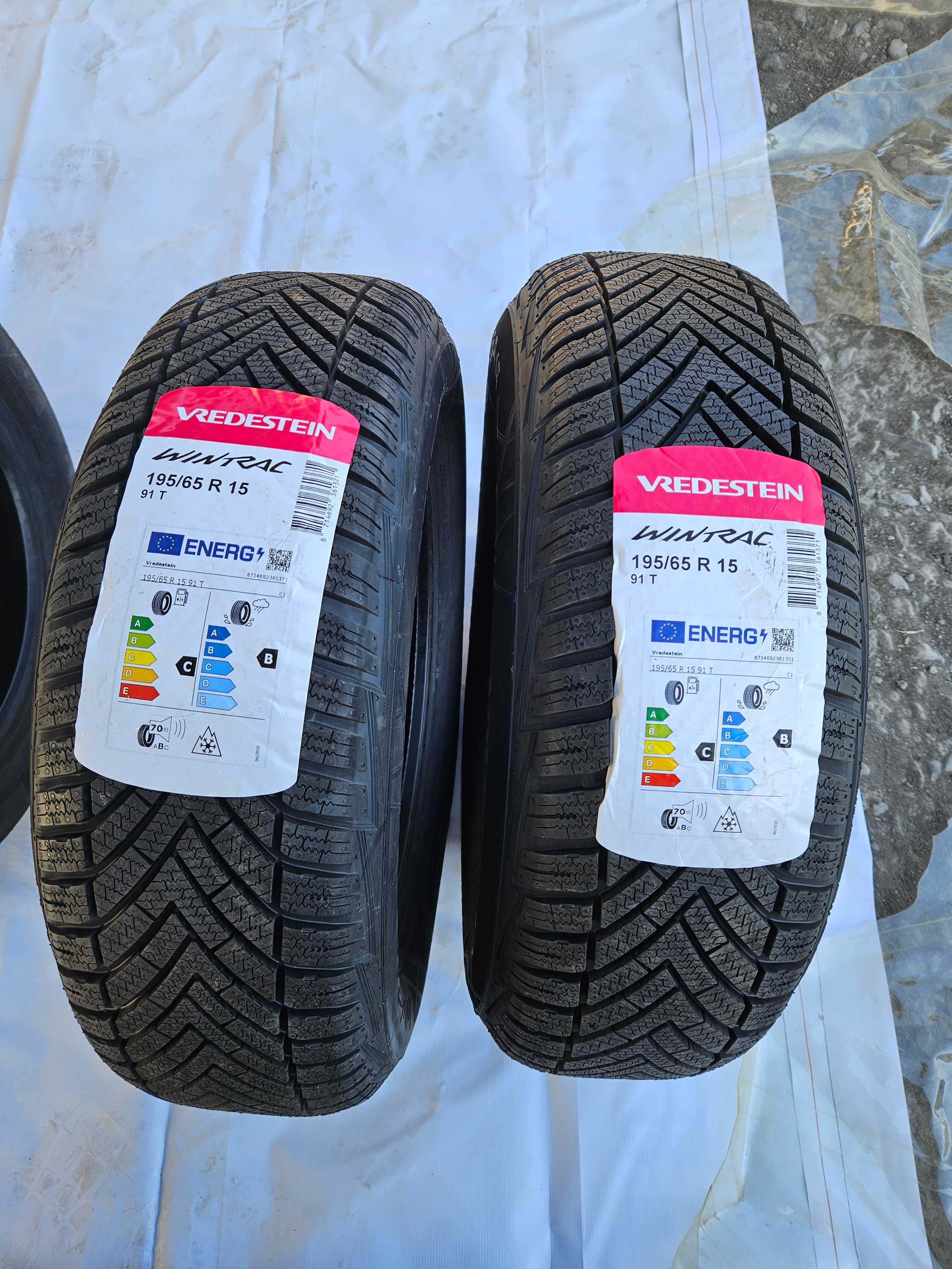 2 Нови зимни гуми 195/65 R15 Vredestein Wintrac 91T M+S 3PMFS DOT3424