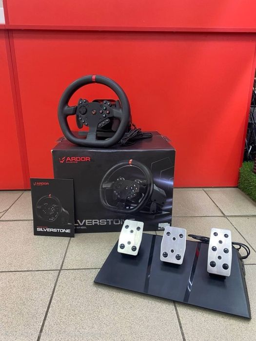 Игровой руль Ardor Gaming Silverstone подходит для PC,PS,XBOX