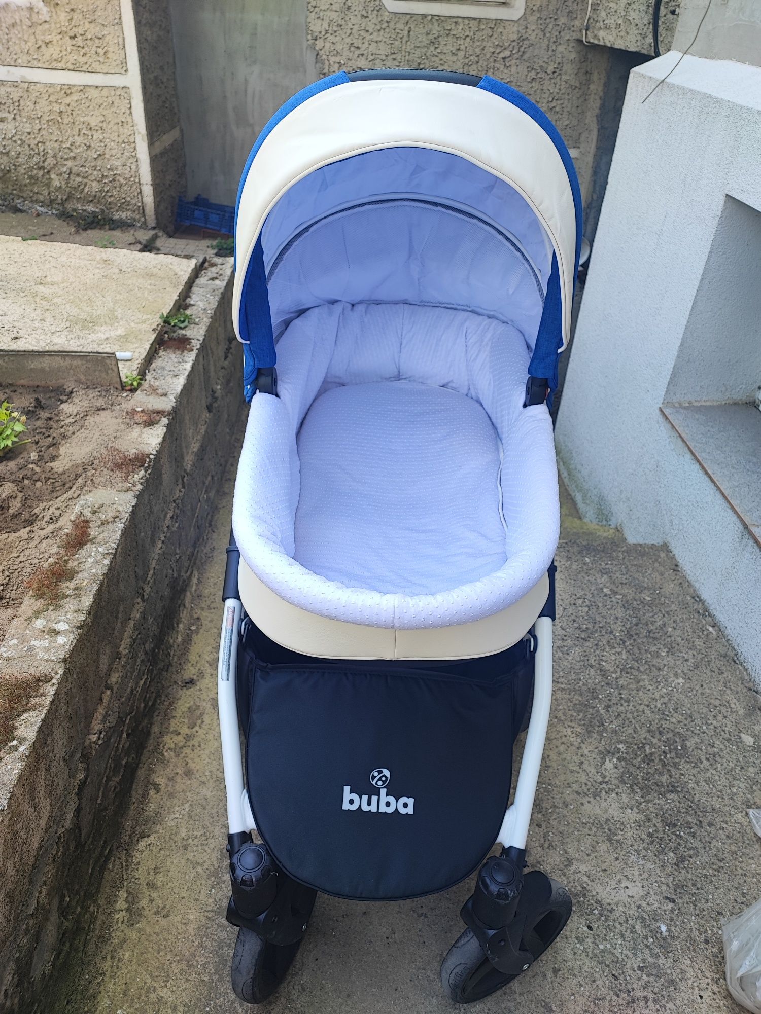 Бебешка количка Buba Forester 3в1 синя