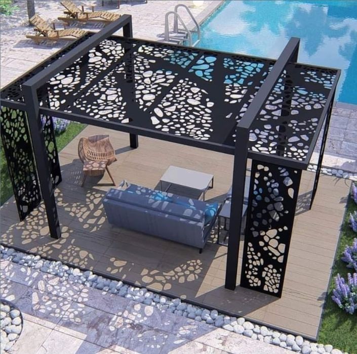 Pergole Metalice de Grădină & Foișoare – Fabricate Manual la Comandă