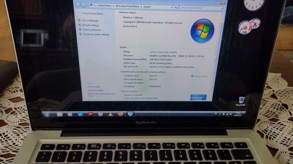 Macbook pro 13.3" 2010