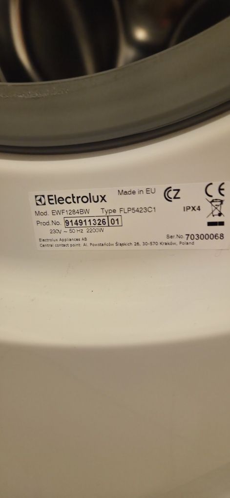 Пералня Electrolux EWF1284BW