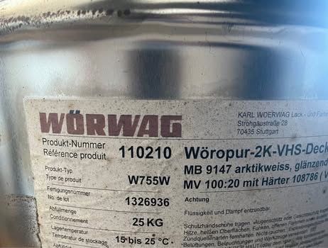 Vând vopsele si lac auto de la worwag si standox originale