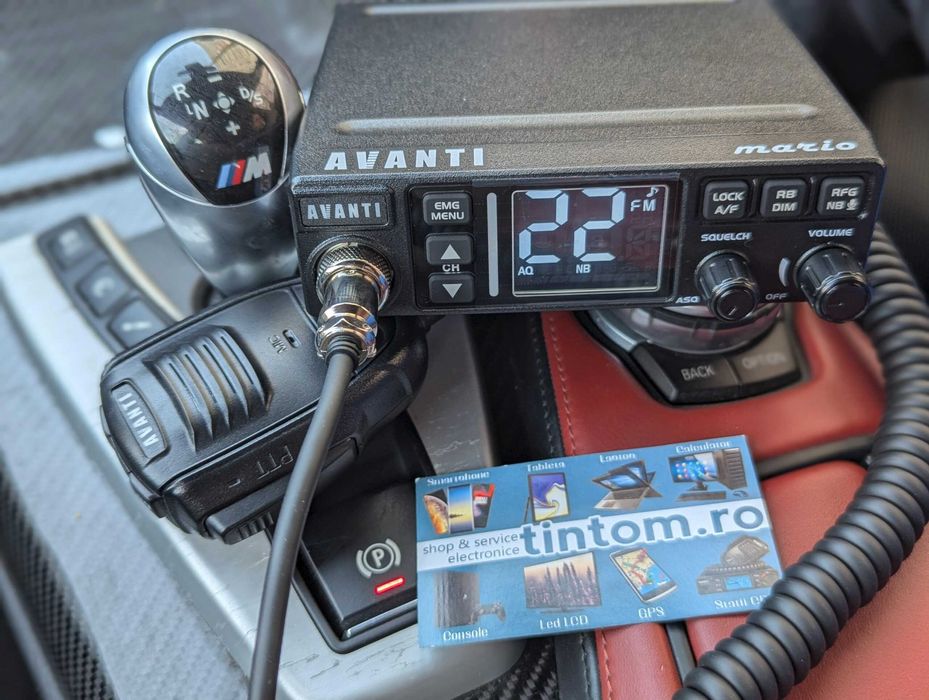 Statie Radio CB Avanti MARIO 20 ASQ 12V 24V * Editie noua 2026 *