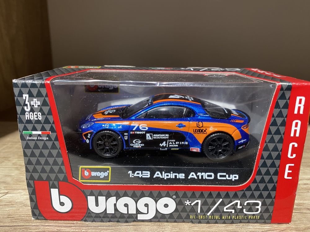 Bburago RENAULT ALPINE A110 cup  machetă auto scara 1:43