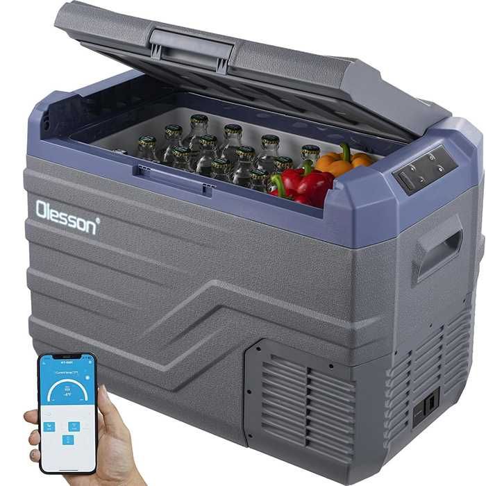 Хладилна Кутия С Фризер, Компресор, 60W, 35 литра, 12V/24V/220V