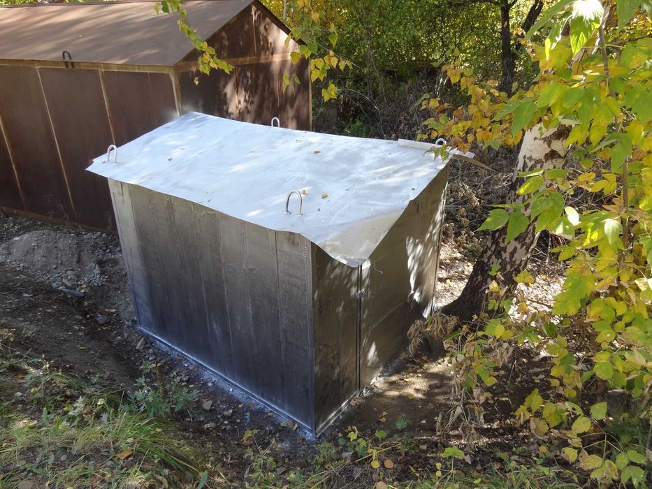 контейнер двускатная крыша