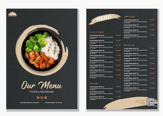 Создаю красивые и стильные меню для фаст-фуда, кафе и ресторанов.