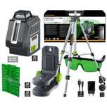 Зелен линеен лазерен нивелир Laserliner PocketLine-Laser G360 Set