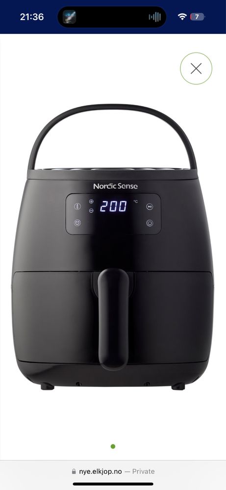 Airfryer Nordic Sense 5L нов